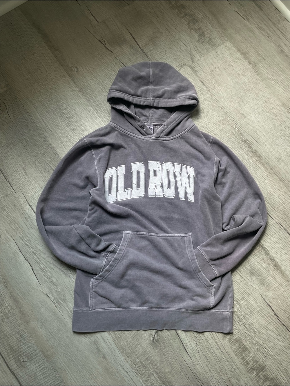 Men's Gray Pullover Hoodie Sweater